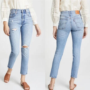 Levi's 501 Skinny Jeans Women's Size 28 in Can't Touch This High Rise Distressed